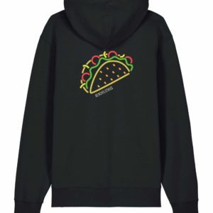 Unisex-Hoodie black „Taco-Dirty“