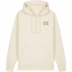 Unisex-Hoodie natural raw „Taco-Dirty“