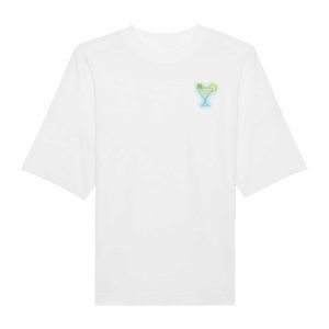 Oversized Unisex-T-Shirt white „Margaritas“