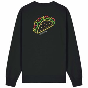 Unisex-Sweater black „Taco-Dirty“