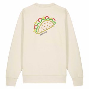 Unisex-Sweater natural raw „Taco-Dirty“