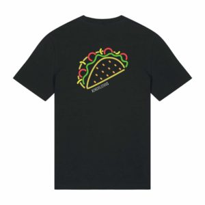 Unisex-T-Shirt black „Taco-Dirty“