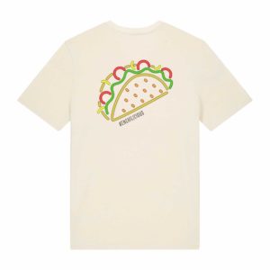 Unisex-T-Shirt natural raw „Taco-Dirty“